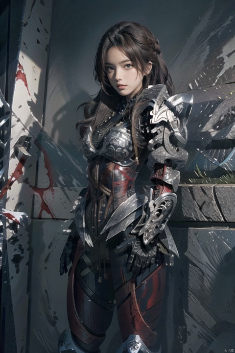 on the hill,dark,Look into the Distance,hxarmour,1girl,(red armour:1.3),ultra-detailed,extremely delicate and beautiful,(by exquisite colors block),masterpiece,best quality,unreal engine 5 rendering,movie light,movie lens,movie special effects,detailed details,HDR,UHD,8K,CG wallpaper,HARMOUR,edgMal_woman,edgMal_face,big breaths,fingerless gloves,arm strap,bloomers,((bloody eyes)),{{blood_on_face}},bleeding,scowl,messy_hair,simple background,
(best quality),((masterpiece)),((game_cg)),(highres), original,{{{extremely detailed 8K wallpaper}}},((ultra-detailed)),((illustration)),((detailed and intricate)),dynamic angle,{{full body}},close-up,looking at viewer,Multiple postures,jijia2,against wall,strong rim light,cinematic lighting,