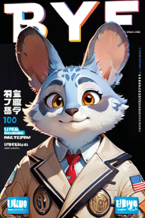  (magazine cover art style:1.4), by Zootopia, (best quality, perfect masterpiece, Representative work, official art, Professional, byyue, high details, Ultra intricate detailed:1.3)