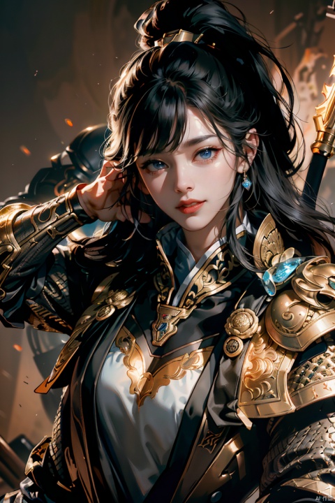  high definition,color trace, (High quality, High resolution, High quality, Fine details), Realistic, solo, 1girl,male focus,black theme,white armor,long hair, hair over shoulder,bangs,black hair,blue eyes,fighting stance,(High quality, High resolution, Fine details), Realistic, simple background,solo, curvy women, sparkling eyes, (Detailed eyes:1.2), Oily skin, Dramatic Shadows, SGZ2, , , BY MOONCRYPTOWOW, zskj,HALO, Armor,PHYCHEDELIC,Warrior,CYBERPUNK ROBOT,COMPLEX ROBOT