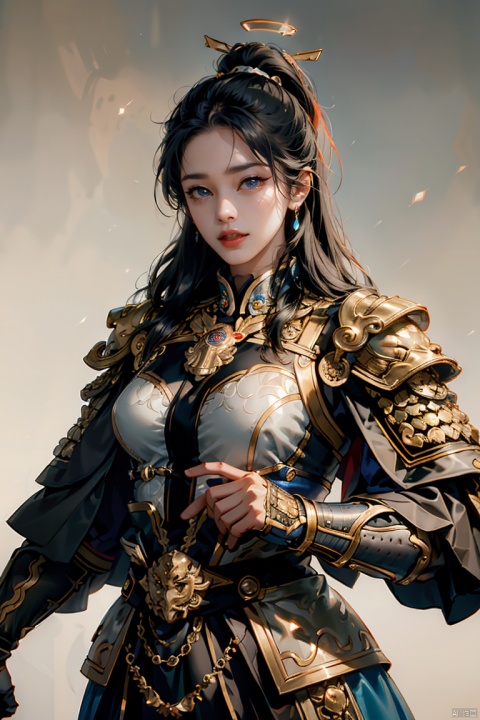  high definition,color trace, (High quality, High resolution, High quality, Fine details), Realistic, solo, 1girl,male focus,black theme,white armor,long hair, hair over shoulder,bangs,black hair,blue eyes,fighting stance,(High quality, High resolution, Fine details), Realistic, simple background,solo, curvy women, sparkling eyes, (Detailed eyes:1.2), Oily skin, Dramatic Shadows, SGZ2, , , BY MOONCRYPTOWOW, zskj,HALO, Armor,PHYCHEDELIC,Warrior,