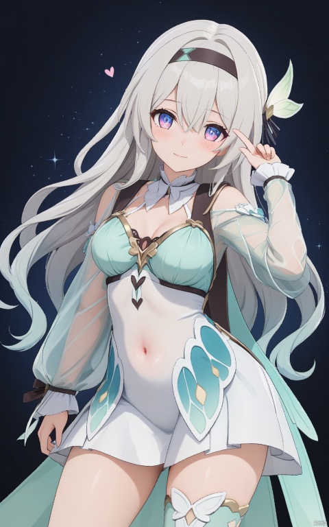  (masterpiece,top quality,best quality,official art,beautiful and aesthetic:1.2),gf-hd,1girl,loli,solo,long hair,lovely smilie,wink,(lovel babydoll),(sheer clothing:1.2),cozy,(lace details),v,robinSR,