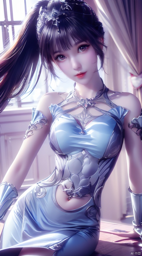 1girl,solo,an extremely delicate and beautiful,looking at viewer,[masterpiece:1.2], best quality,highres,extremely detailed CG,perfect lighting,8k wallpaper,(masterpiece:1.3),( beautiful:1.2),(high quality:1.2),(finely detailed:1.2),extremely detailed CG unity 8k wallpaper,best quality,a very delicate and beautiful,perfect fingers,(one cute girl at the center:1.2),high quality,closed mouth, nipples,small breasts,clitoris,navel,bare shoulders,collarbone,nipples,stomach