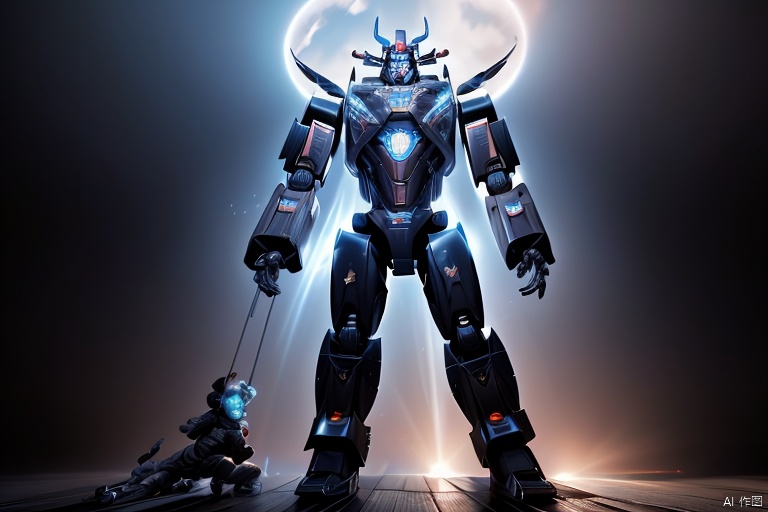 a massive robot with metallic skin and unparalleled strength.   
Iron Giant,full body,Mecha warrior,Pacific Rim,Gipsy Avenger,enormous,Mecha Kaiju,front view
masterpiece, best quality,cinematic lighting, professional lighting, photon mapping, physically-based rendering,cinematic shadows,3d render,technology, (best quality) (masterpiece), (highly detailed), 4K,Official art, unit 8 k wallpaper, ultra detailed, beautiful and aesthetic, masterpiece, best quality, extremely detailed,  dynamic angle, atmospheric, full body lens,high detail,exquisite facial features,futuristic,science fiction,1girl,sci-fi,科幻,机甲,Future City,Mecha,robot,pacific rim,mech,mecha