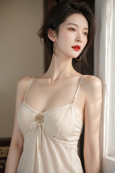 ancient,1 beautiful Chinese woman(mature),small breast,smooth skin,slim body,red lips,nude,elegant,charming