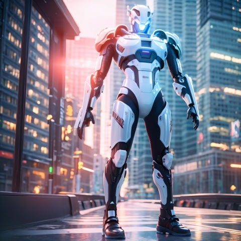 3D_style, outdoor, bright colors, city, good shine, OC rendering, highly detailed, volumetric,1robot hero,1strong robot,1powerful hero,BL,