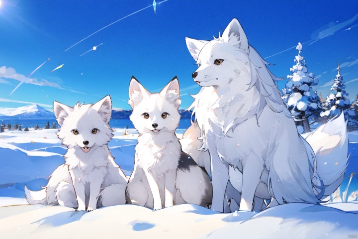 Crystal, white fox, Arctic fox