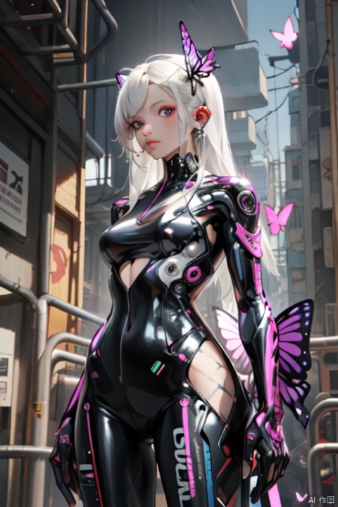 Butterfly Youth, Cyberpunk, Brilliant Butterfly Wings