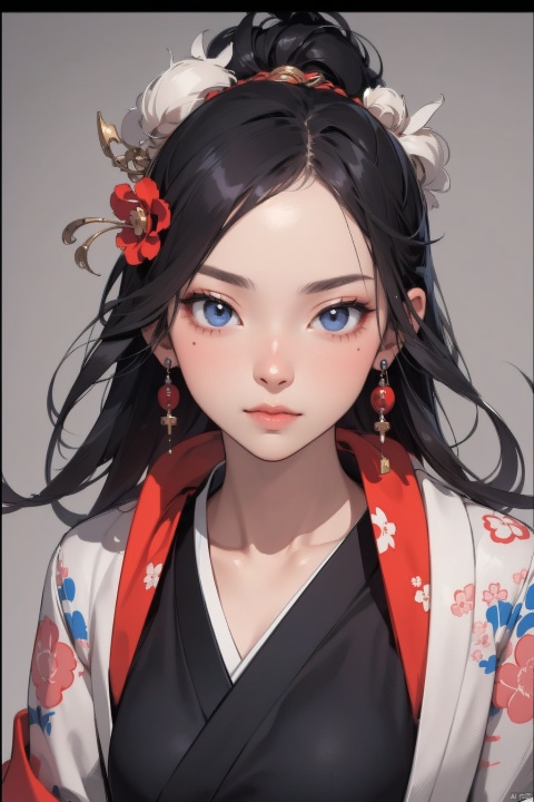  A girl, Japanese two-dimensional painting style, exquisite facial features, good-looking, 8K,Tyler Edlin