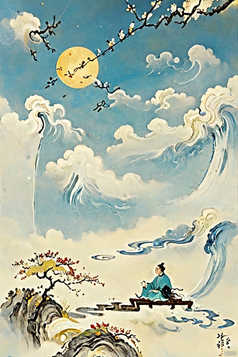 Li Bai, drink wine and ask the sky, what year is it today?