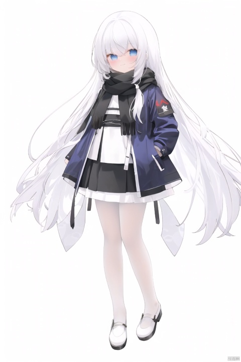  chen_bin,thin,very long hair,white hair,small breasts,blue eyes,closed mouth,(black scarf),white coat,black skirt,socks,happy,couldly,sky,snow,mountain,pine tree,plum blossom,(red-crowned crane),(Chinese style building),masterpiece,best quality,official art,extremely detailed CG unity 8k wallpaper,cozy anime,backlight, mahiro, [(white background:1.5)::5], (wide shot:0.95), Dynamic angle, fanxing, (full body), cozy anime, white pantyhose