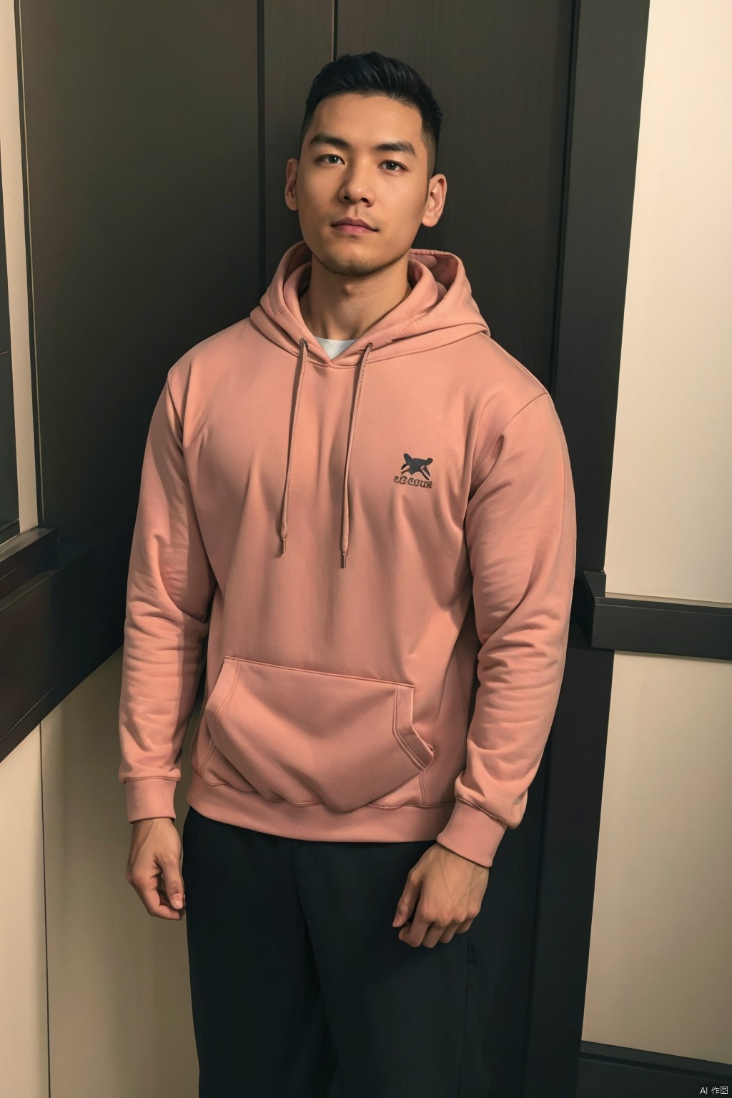 Pink hoodie