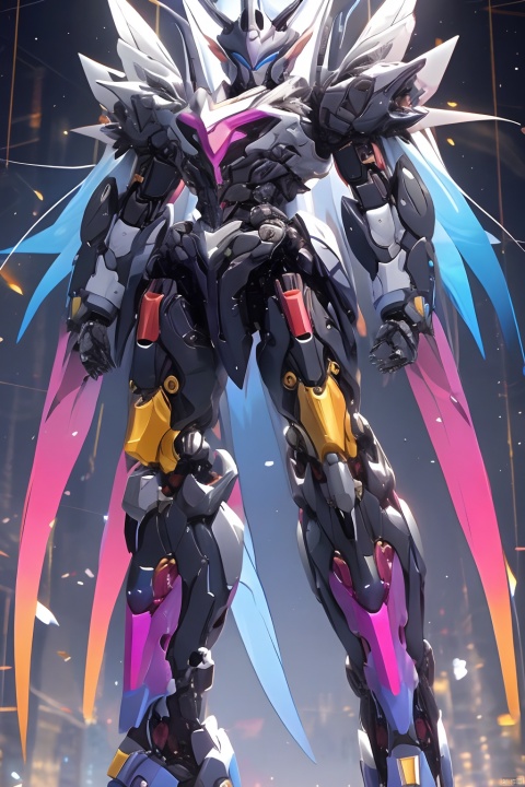 gradient,multicolored,Hips,thighs,foot, mechpp
