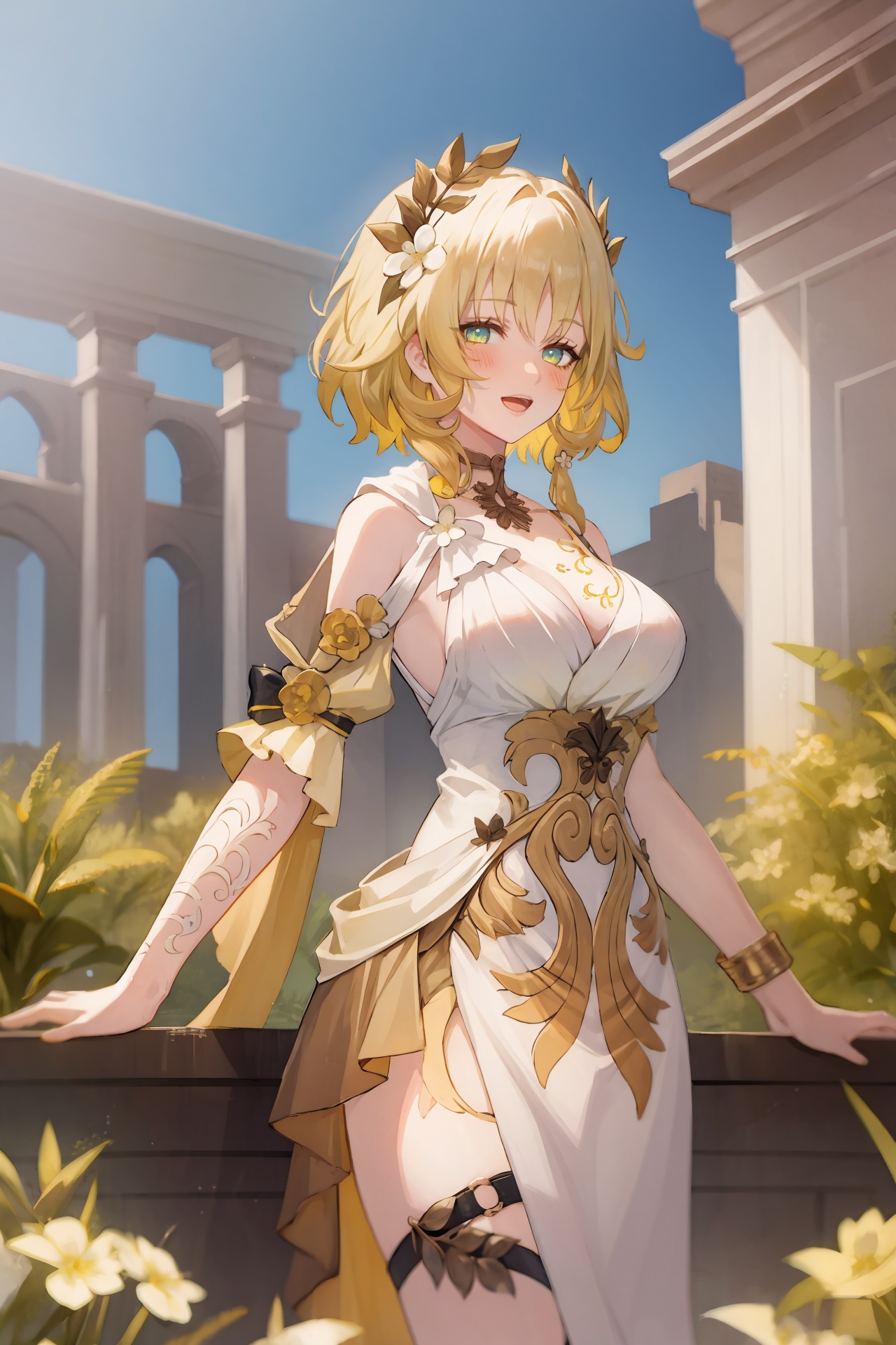 1girl,  solo,  aglaea \(honkai: star rail\) on Tensor.Art