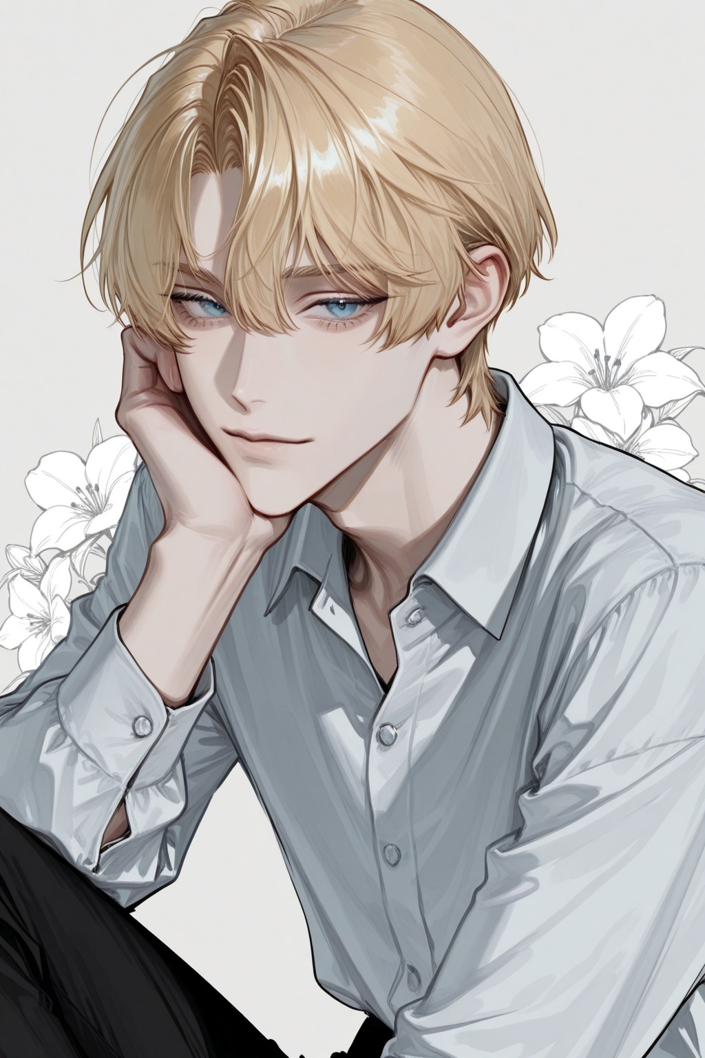 m0n0G,  male focus,  1boy on Tensor.Art