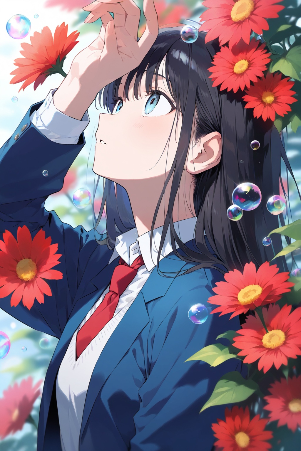 1girl,  solo,  long hair on Tensor.Art