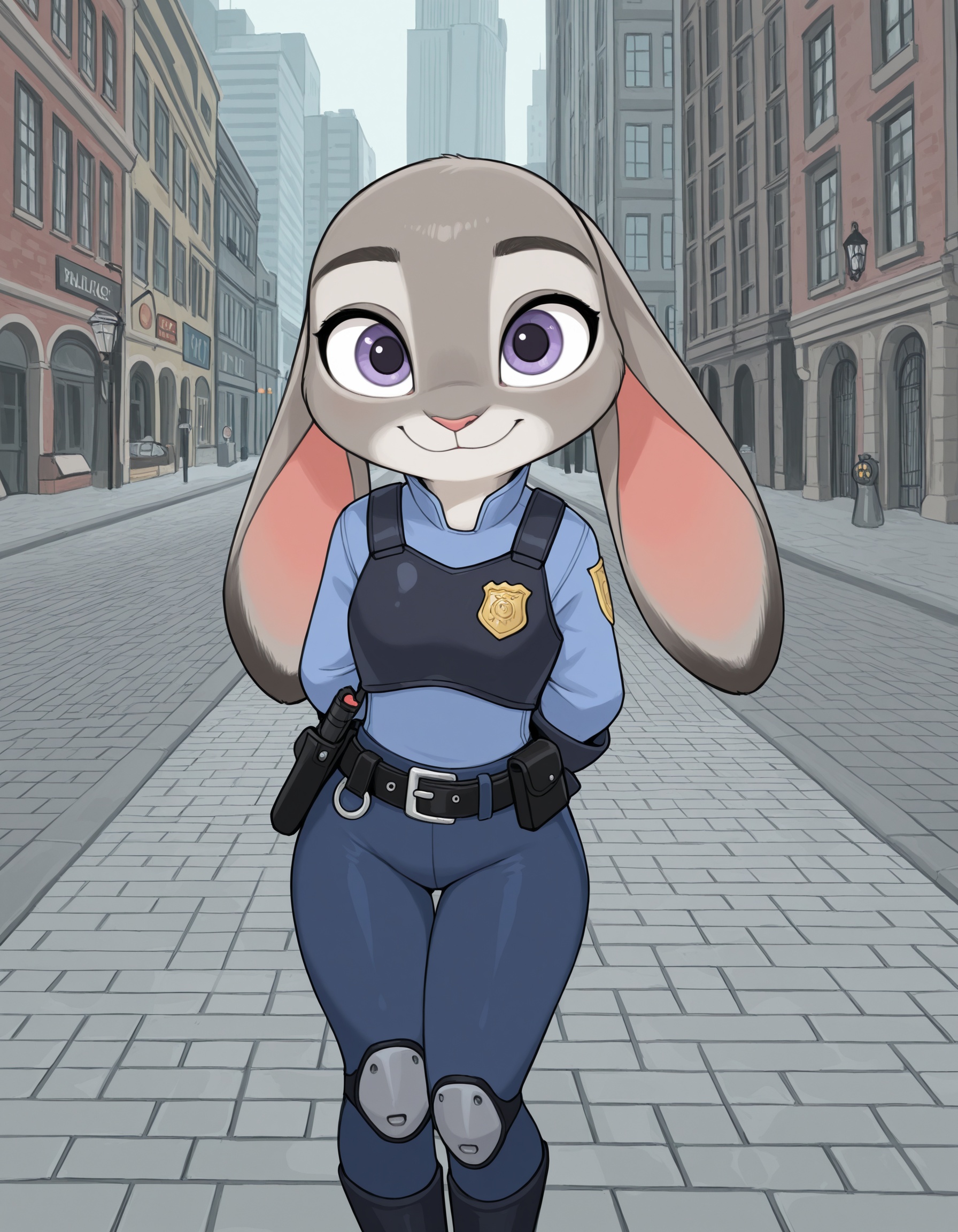 judy hopps,  lagomorph,  glistening eyes on Tensor.Art