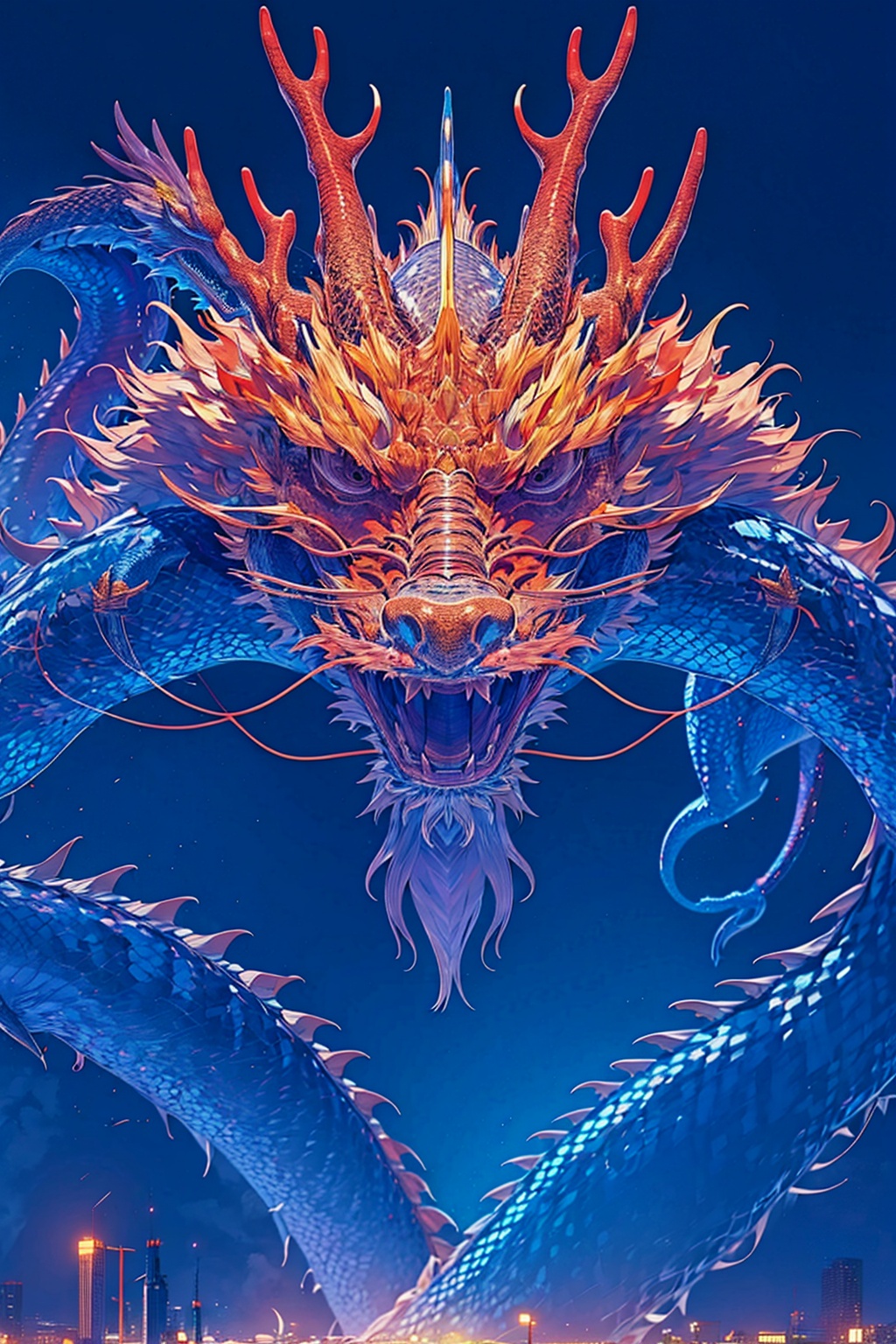 <lora:kp_全息龙V1:0.8>, kp,dragon,eastern dragon,, masterpiece, best quality,