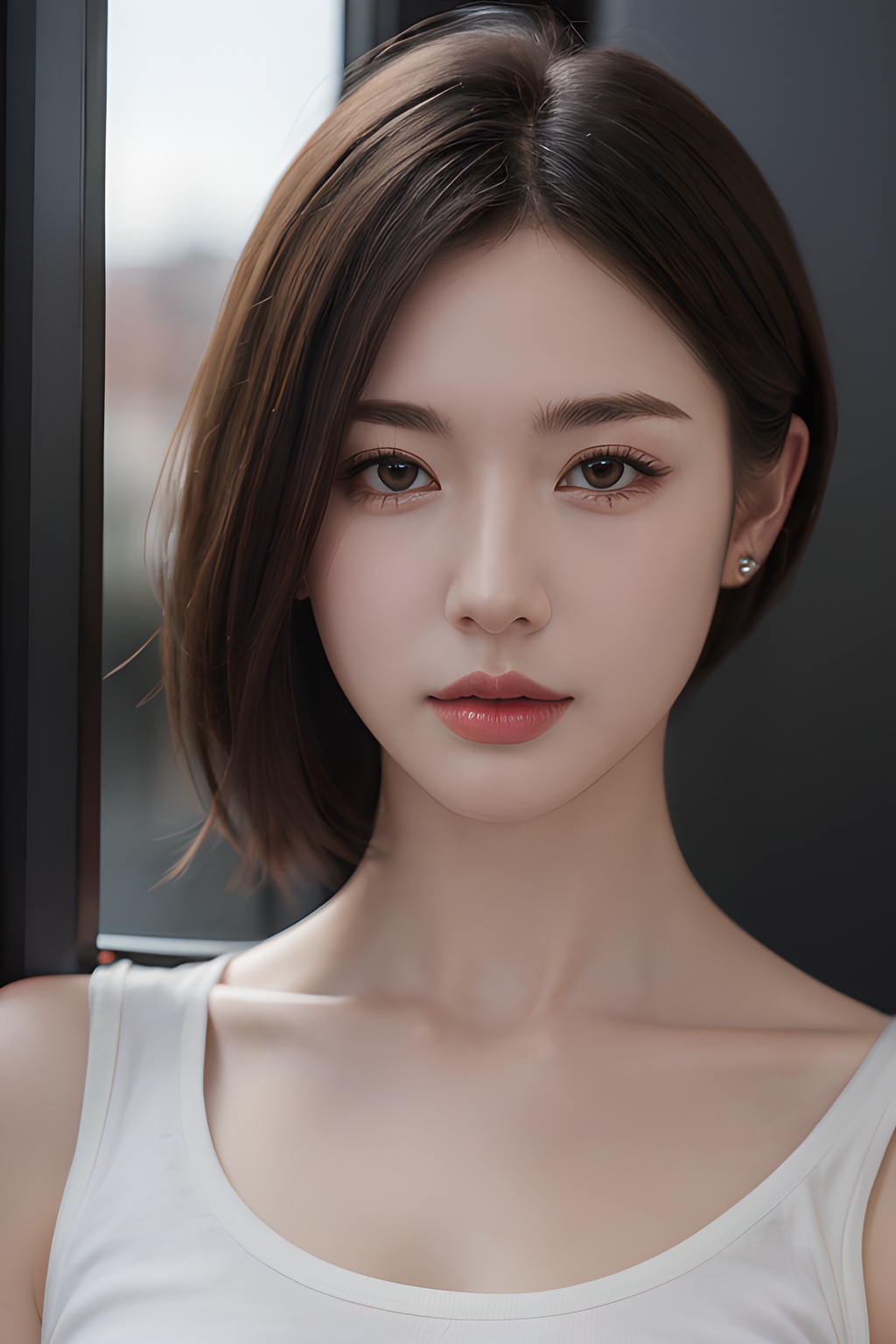 <lora:0812_09:0.7>,simple background,****_top,, 1girl,realistic,masterpiece, best quality, photorealistic, HDR,detail