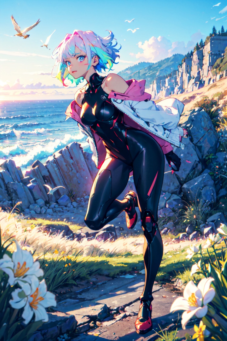 露西_ルキナ・クシナダ_LucynaKushinada_赛博朋克边缘行者 by 晨雨秋林 on Tensor.Art