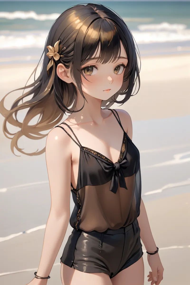 highres,  best quality,  tie behind the head on Tensor.Art