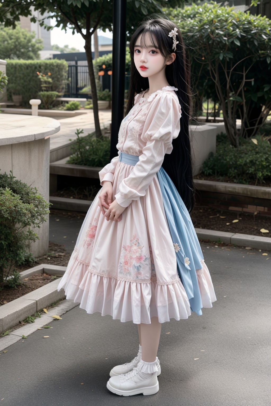 1gril,  full body,  very_long_hair by 海底烂皮球 on Tensor.Art