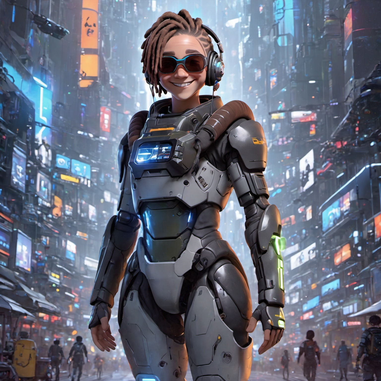 smile,  front view,  short_hair by milk on Tensor.Art