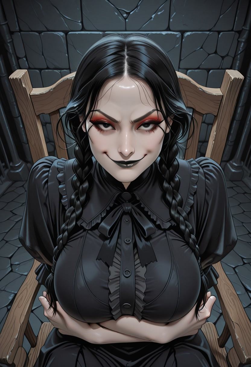 (solo),  (1girl),  Goth-Girl on Tensor.Art