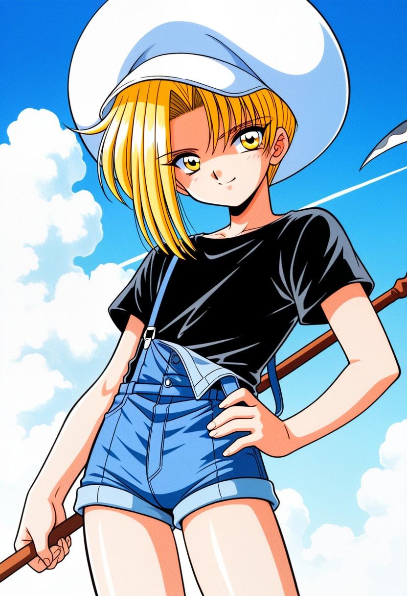 masterpiece,  best quality,  1990s retro anime style on Tensor.Art