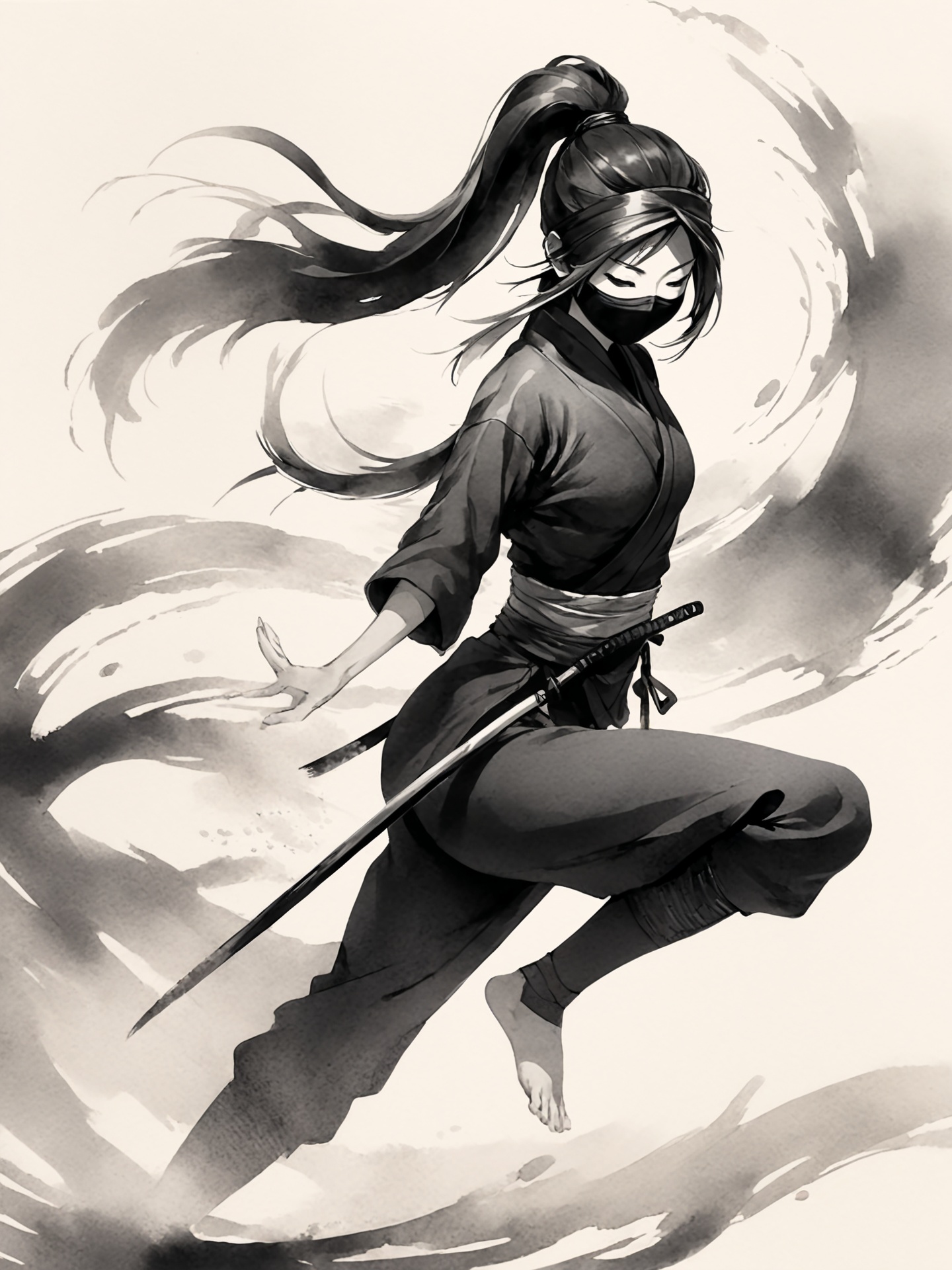),  ,  (ninja gilr) on Tensor.Art