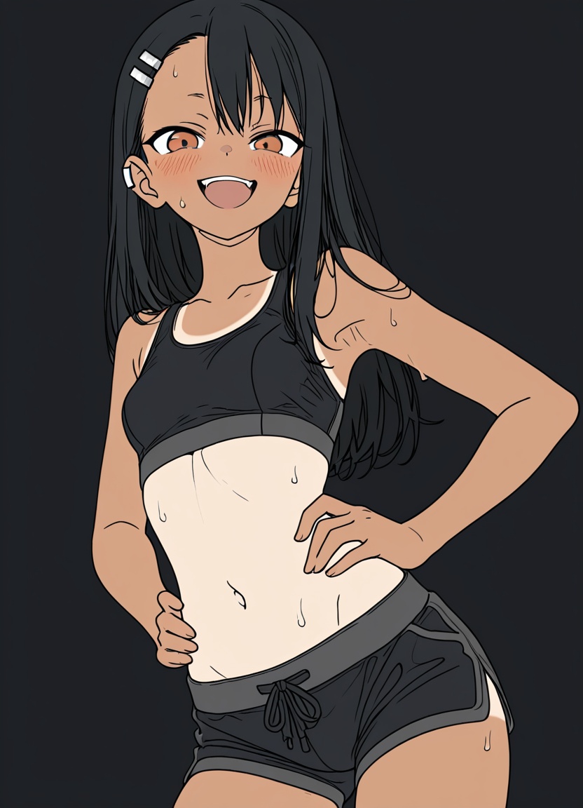 1girl,  solo,  navel on Tensor.Art