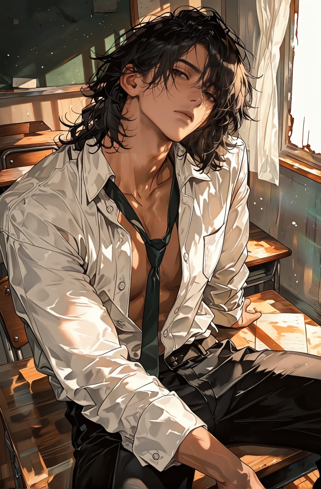 masterpiece,  best quality,  1boy on Tensor.Art