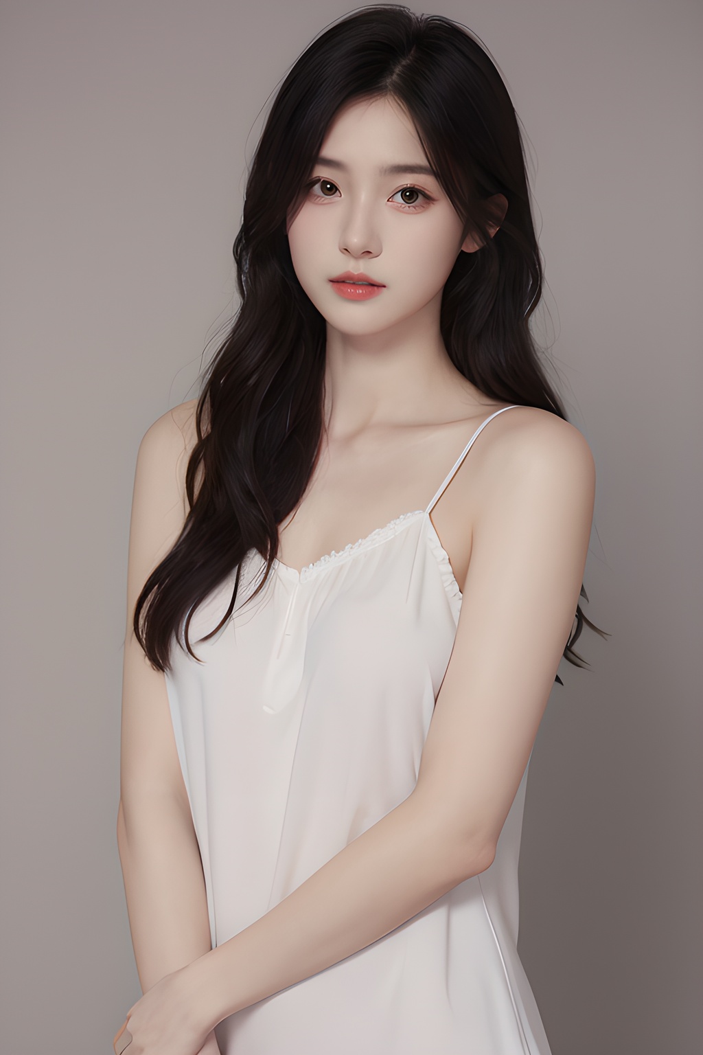 <lora:0807_10:0.7>,simple background,nightgown,, 1girl,realistic,masterpiece, best quality, photorealistic, HDR,detail