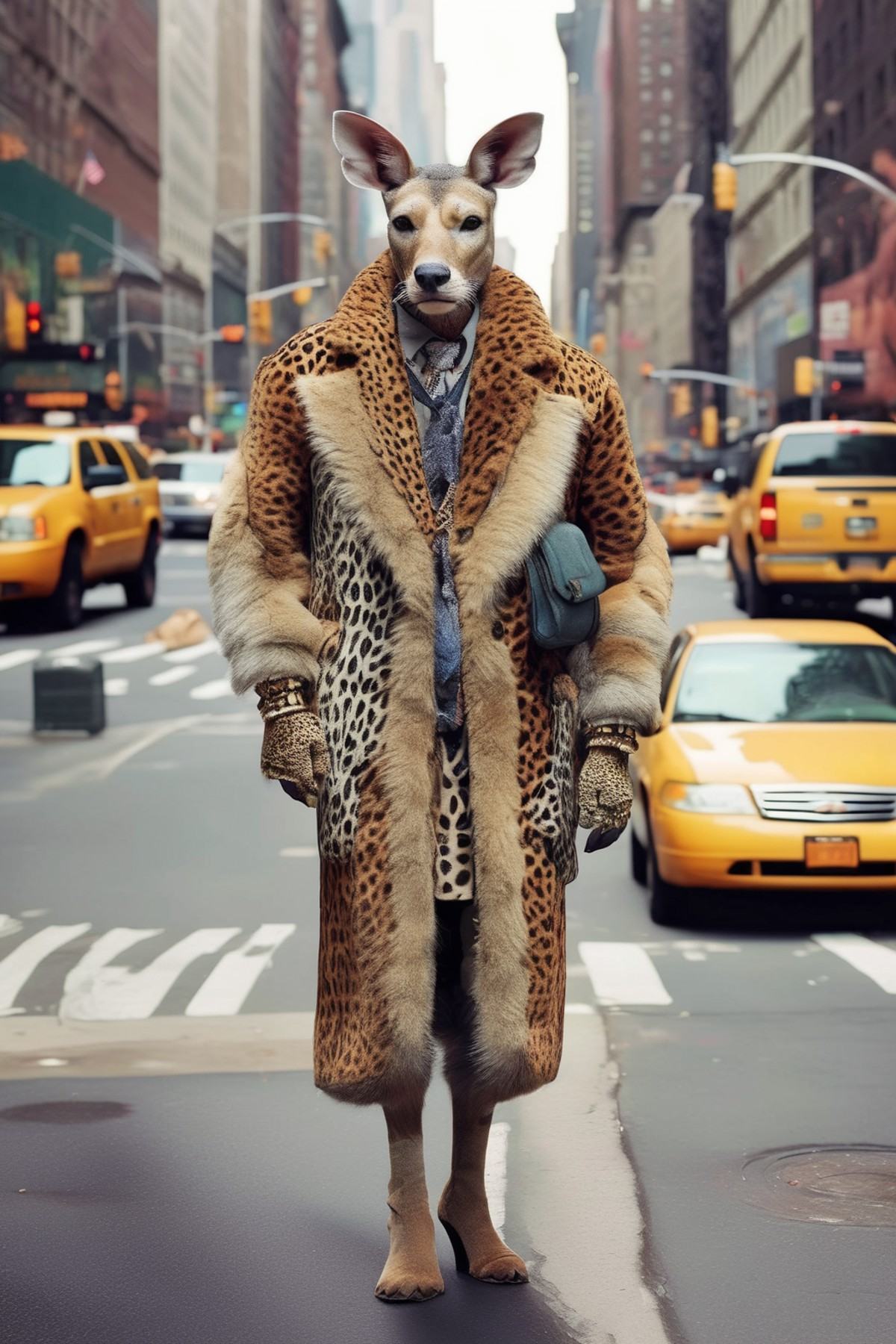 Dressed animals - A mix of animal and human that walks through the streets of New York and looks cool on Tensor.Art