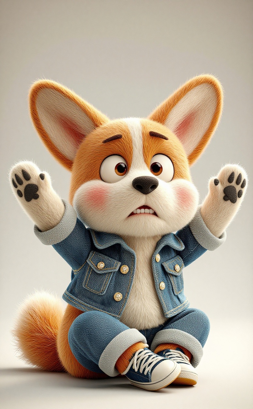 Antro,  Male Corgi,  Solo on Tensor.Art
