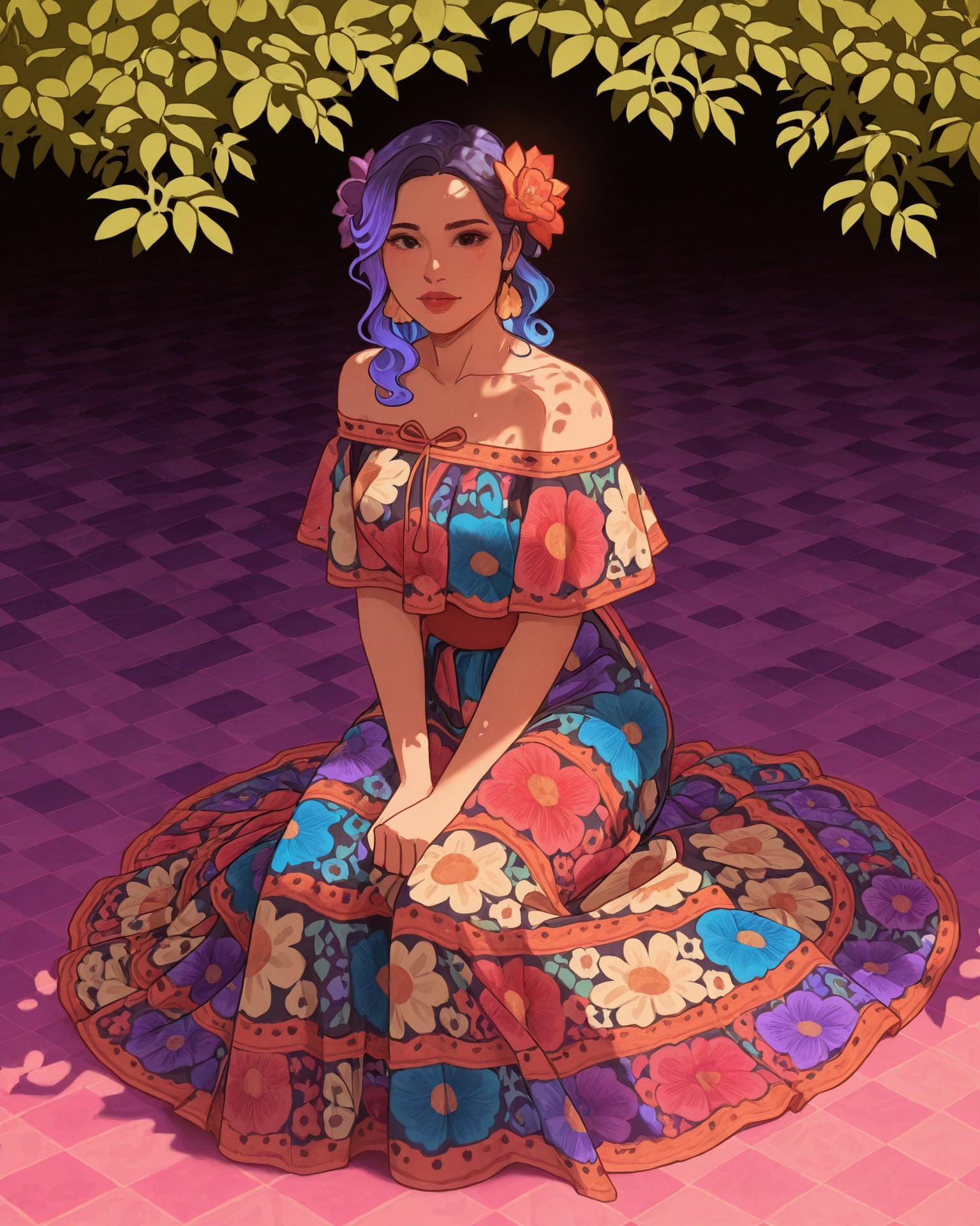 1girl,  chiapas,  chiapas dress on Tensor.Art