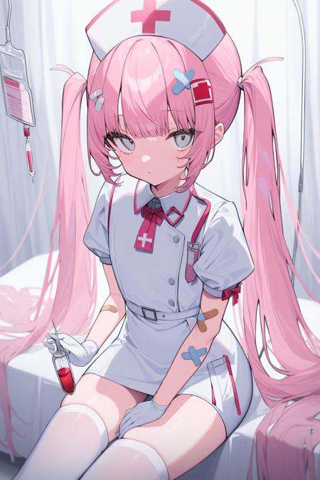 1girl,  solo,  bandaid on Tensor.Art