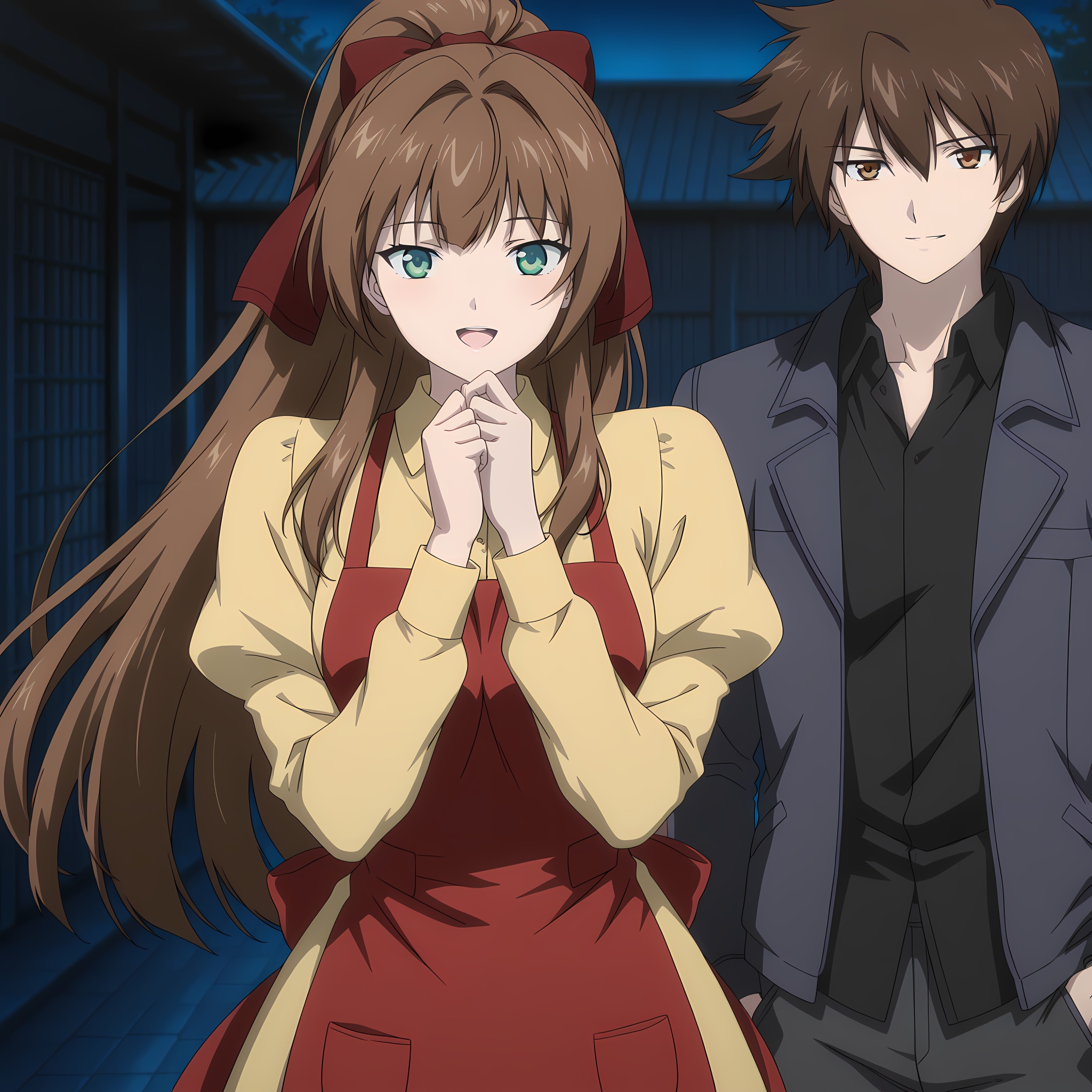 yagami_kazuma-kns,  1boy,  couple on Tensor.Art