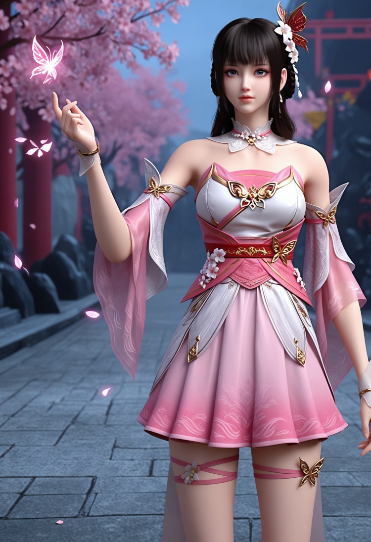 穆红绫武动乾坤-国漫-Illustrious光辉 by 云落 on Tensor.Art