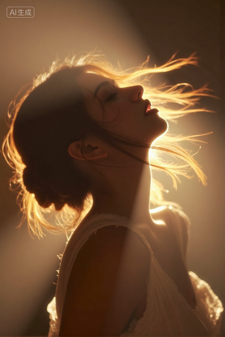 A person with hair blowing in the wind,soft light casting on the face and hair,creating a warm and hazy atmosphere,quiet and contemplative mood,beautiful and aesthetic lighting.,, Negative prompt: ng_deepnegative_v1_75t,(badhandv4:1.2),EasyNegative,(worst quality:2),,nsfw, Steps: 30, Sampler: Euler, CFG scale: 3.5, Seed: 385554119, Size: 720x1080, Model hash: 8cba4f1ef4, Model: F.1基础算法模型-哩布在线可运行_F.1-dev-fp8.safetensors, Denoising strength: 0, RNG: CPU, Lora 1: 20250913-1757780180322-0001, Lora Hash 1: 2c61ab8cf8, Lora Weight 1: 0.8, vae_name: automatic