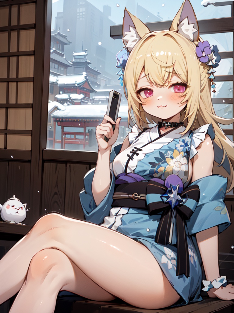 fuwawa_abyssgard,  1girl,  short on Tensor.Art