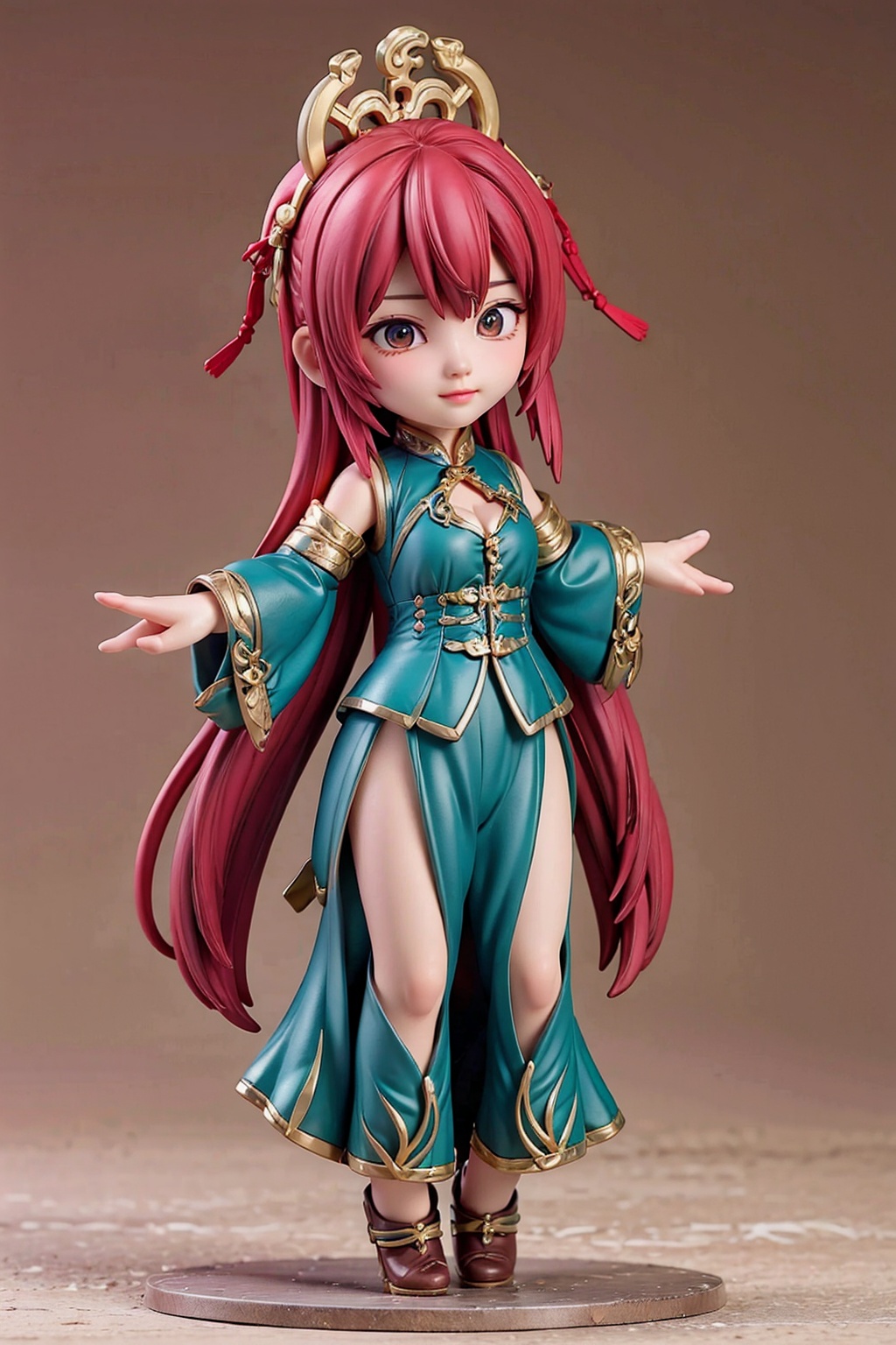 girl,full body,arms at sides,chinese clothes,