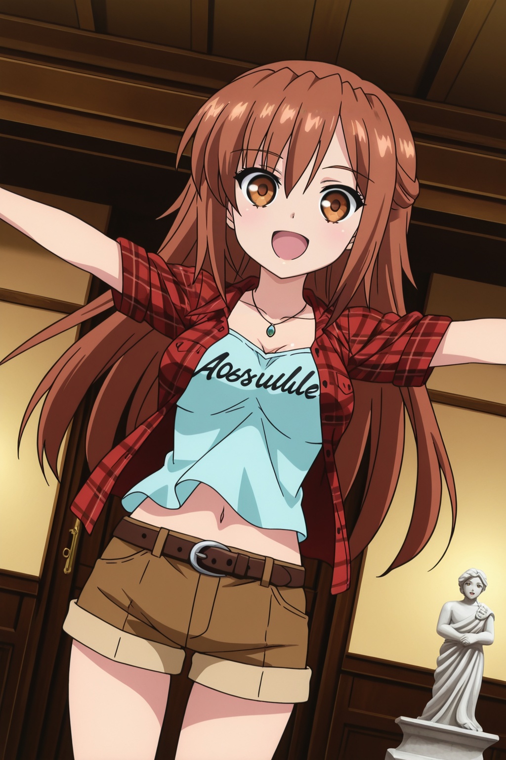 AbsoluteDuoStyle,  1girl,  brown eyes on Tensor.Art