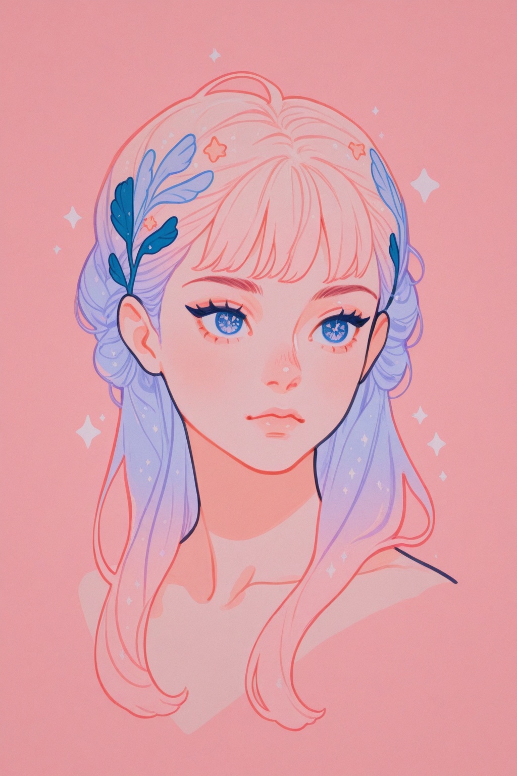 m1yo,  soft pastel illustration,  clean lineart on Tensor.Art
