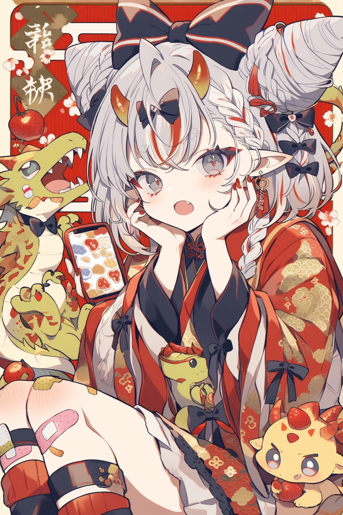 1girl,  phone,  solo on Tensor.Art
