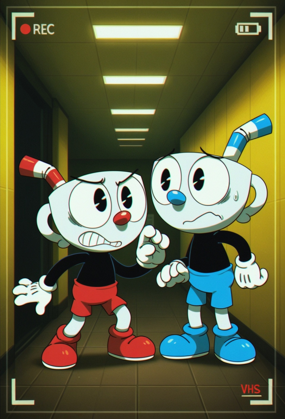 duo,  no humans,  (cuphead \(character\):1.25) on Tensor.Art