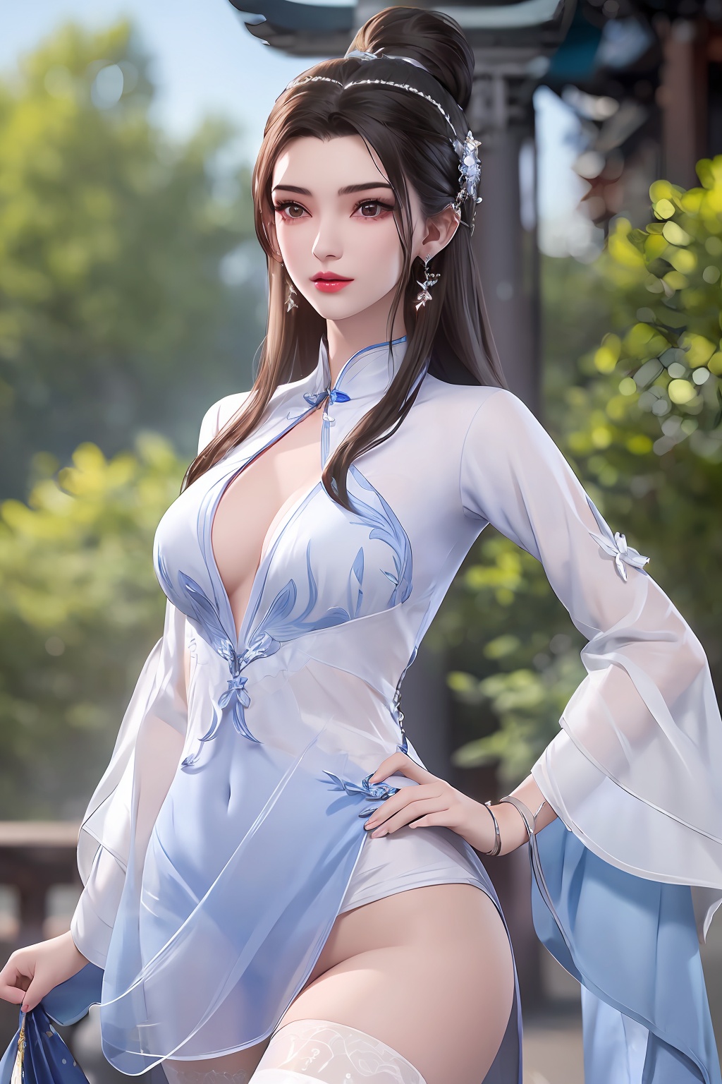 1girl,  solo,  long hair on Tensor.Art