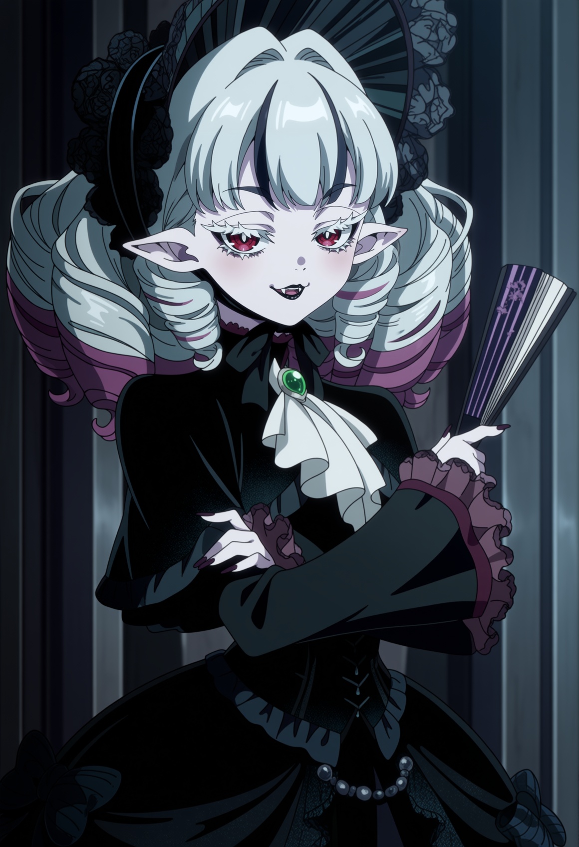 anime coloring,  anime screencap,  lipstick on Tensor.Art