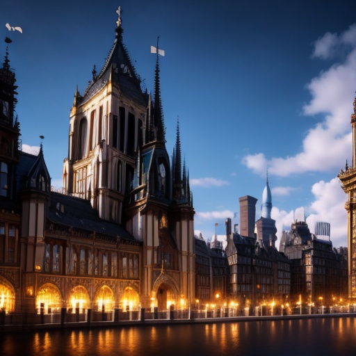 building,  city,  cityscape by 小小学徒 on Tensor.Art