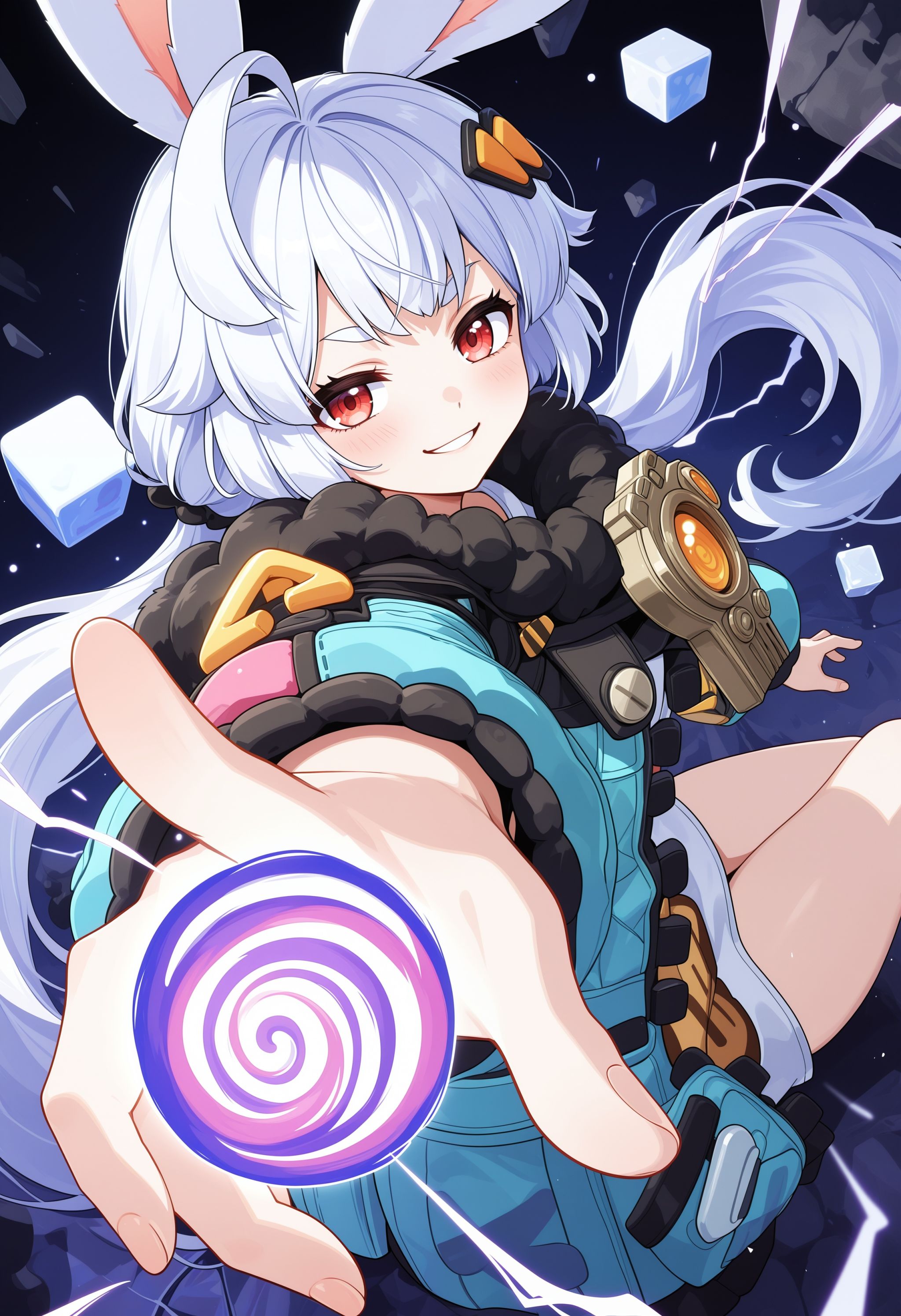 taffy \(ananta\),  pink eyes,  rabbit ears on Tensor.Art