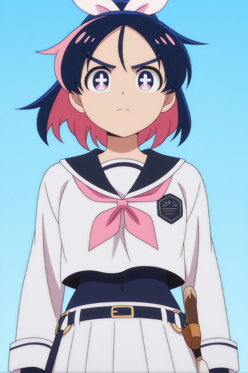 Aki Jougamine,  solo,  anime screencap on Tensor.Art